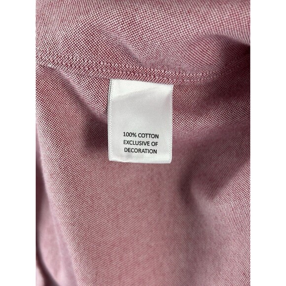 Daniel Cremieux Men's 2XB Red Shirt- Long Sleeve Button Up - Picture 8 of 8